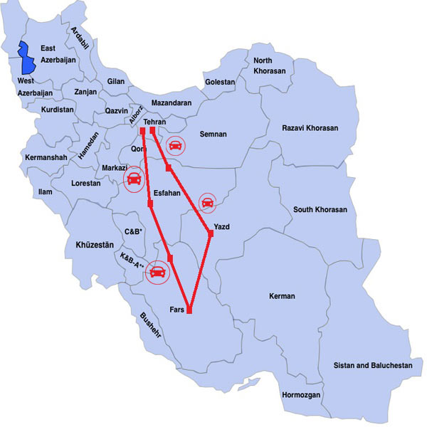 Persian Life Tour Direction